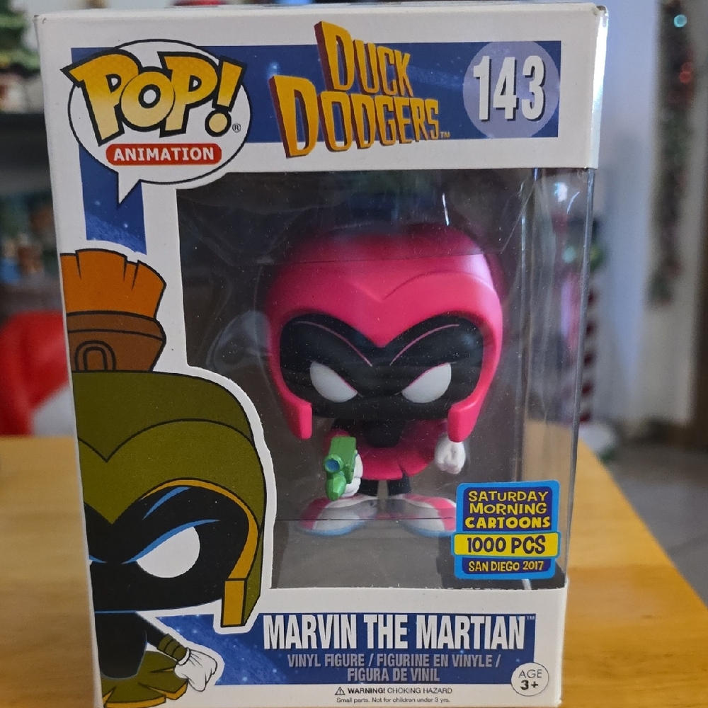 Funko Pop Marvin the Martian Pink and Black Vinyl Figure